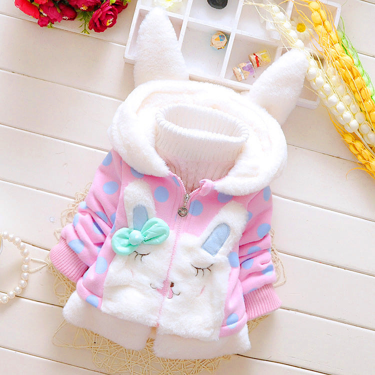 Thick Hooded Coat For Babies And Children
